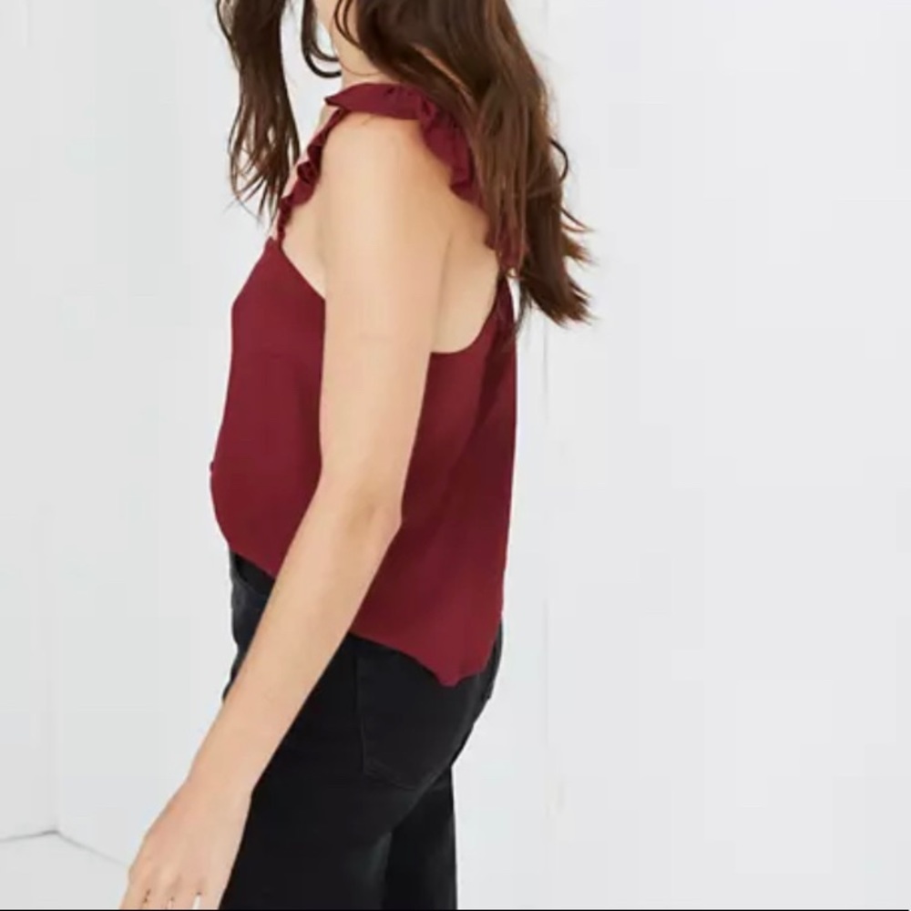 Madewell Ruffle-Strap Cami - Picture 3 of 8